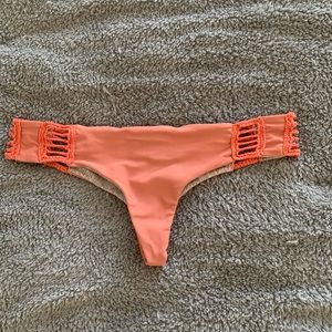 ACACIA light orange bikini bottoms